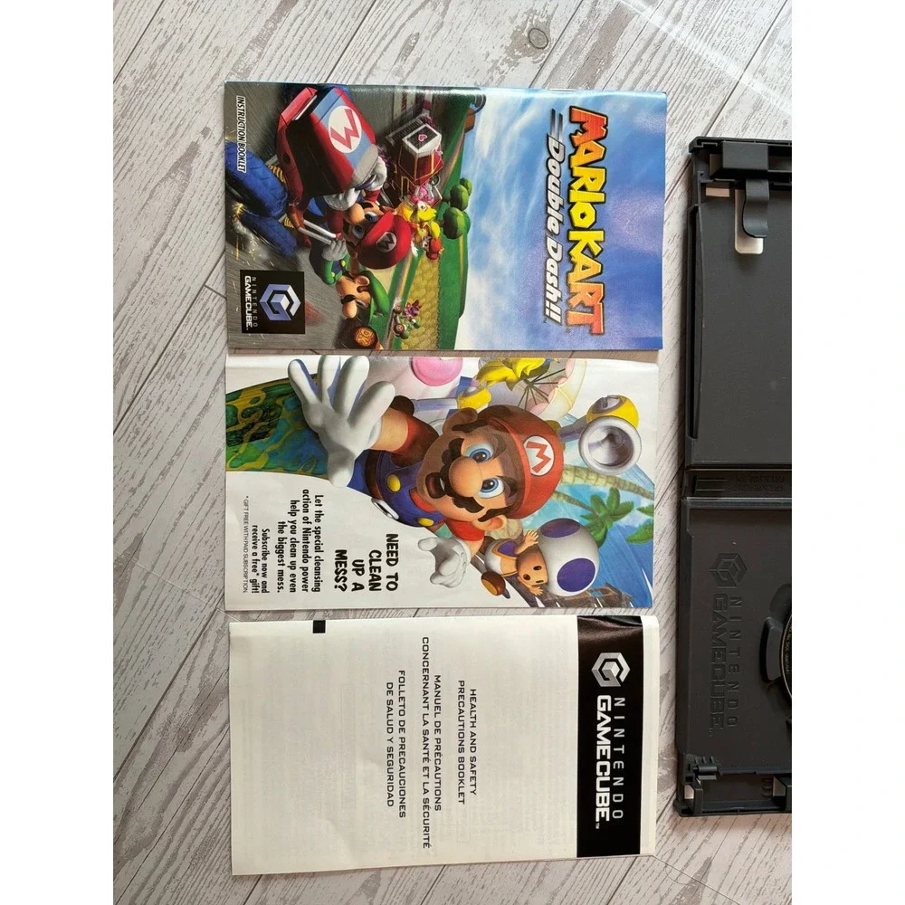 Nintendo Mario Kart Double Dash GameCube NTSC-U Black Multi-Color Retro Y2K Game